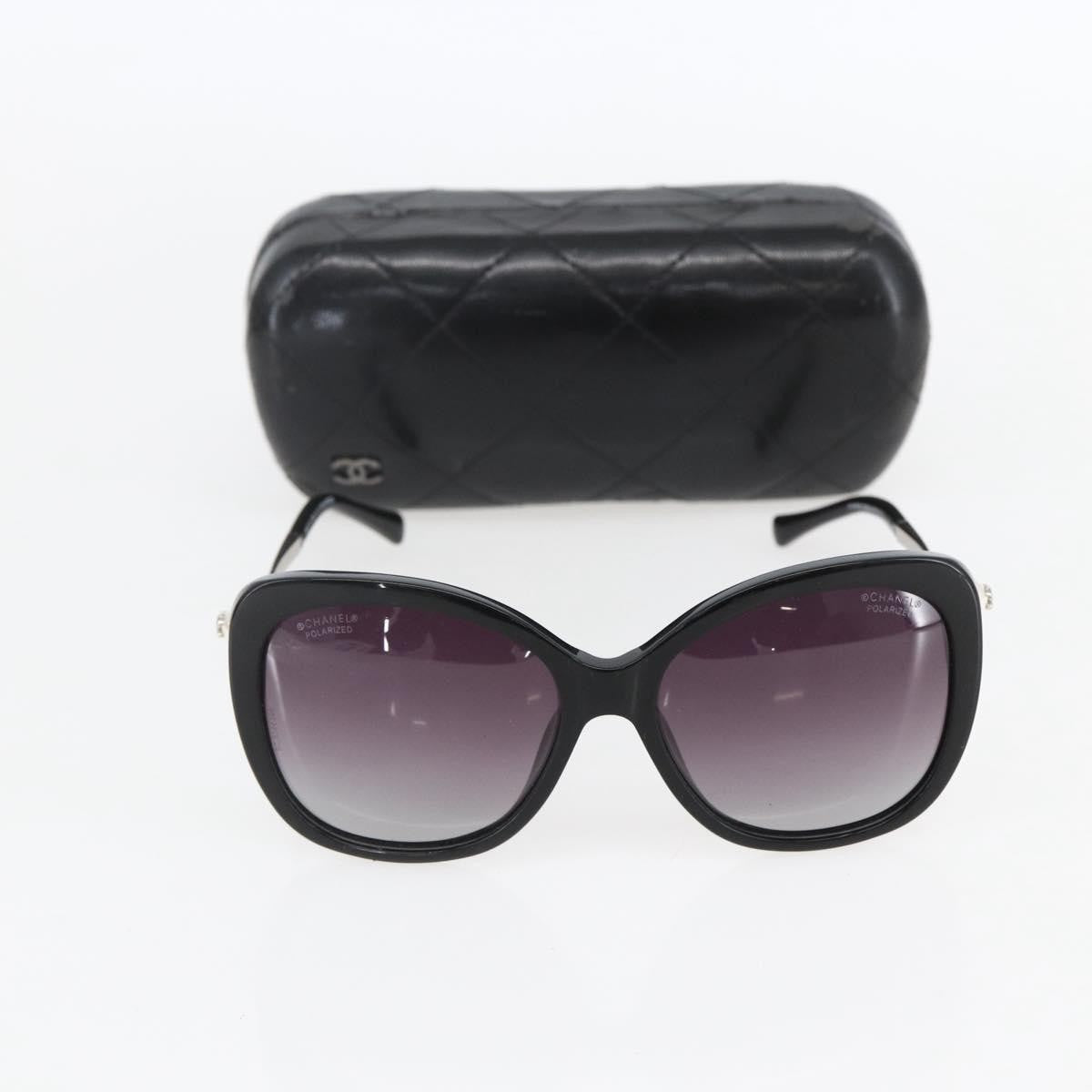 Chanel Logo CC Sunglasses Metal, BLACK, METAL, Sunglasse