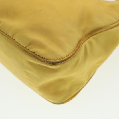 Prada Hobo Tessuto, YELLOW, NYLON, Clutche & pouche