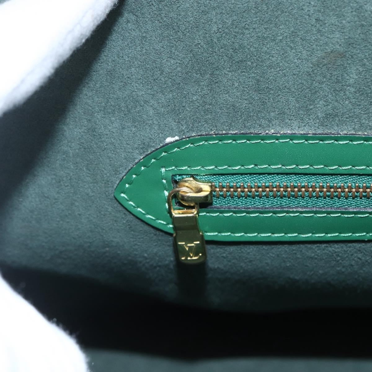 Louis Vuitton Lussac Handbag Epi Leather, GREEN, LEATHER, Shoulder bag