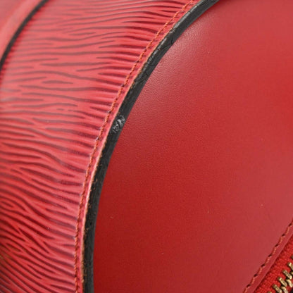 Louis Vuitton Soufflot Handbag Epi Leather, Red, Leather, Handbag