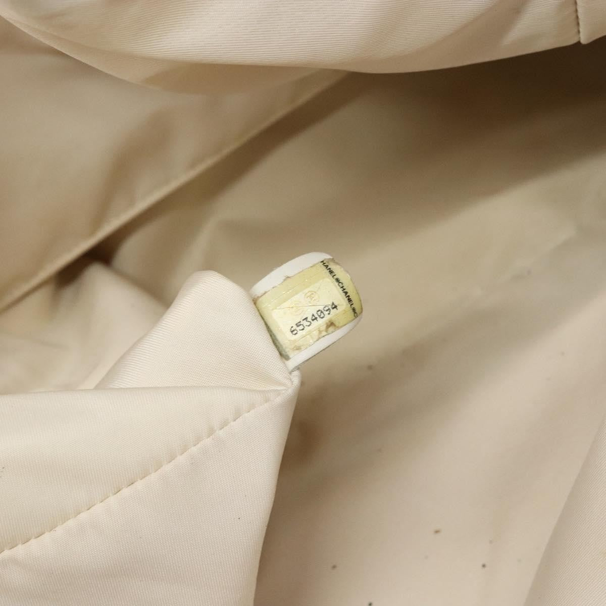 Chanel Travel Line Tote Nylon, BEIGE, NYLON, Travel bag