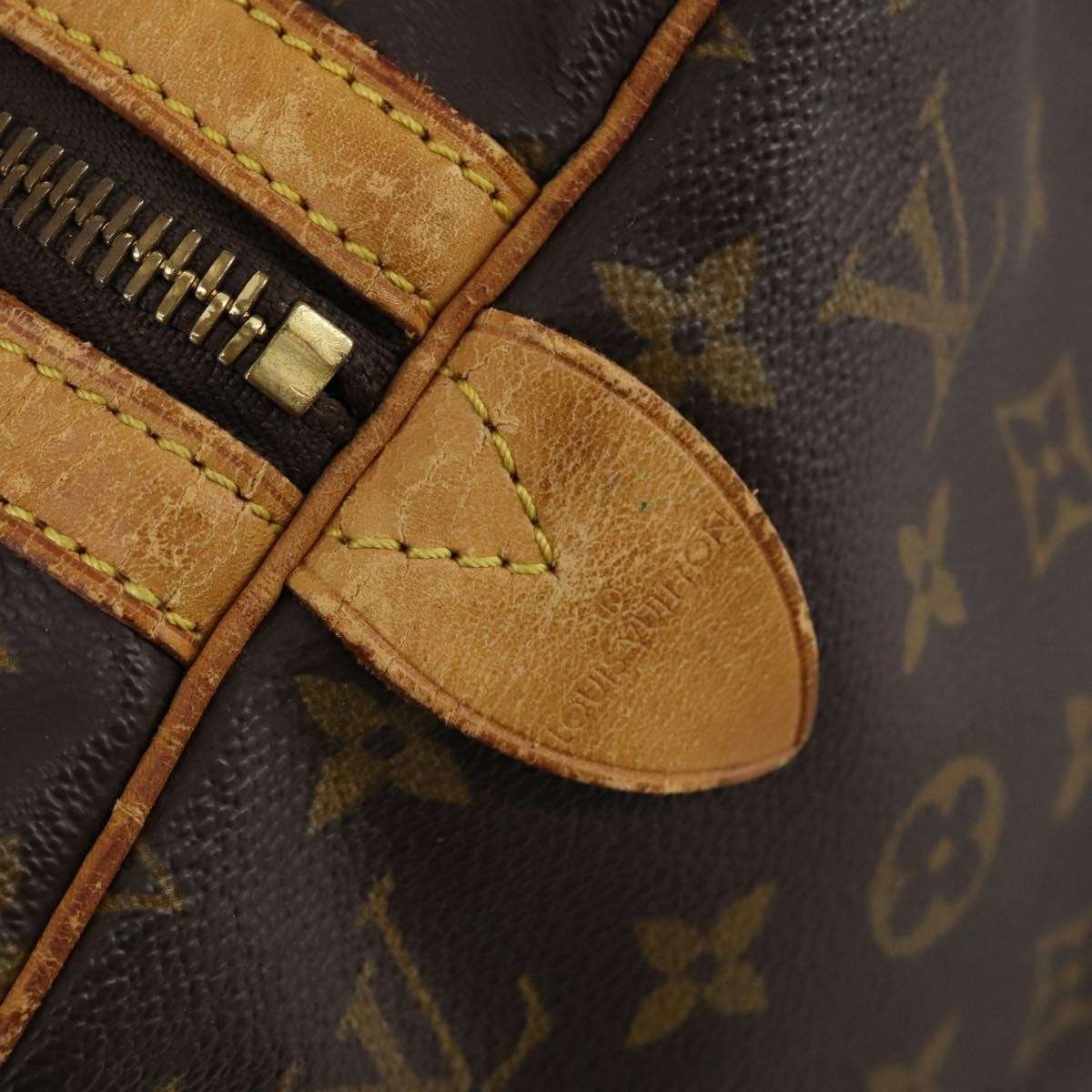 Louis Vuitton Sac Souple Handbag Monogram Canvas, BROWN, CANVAS, Travel bag