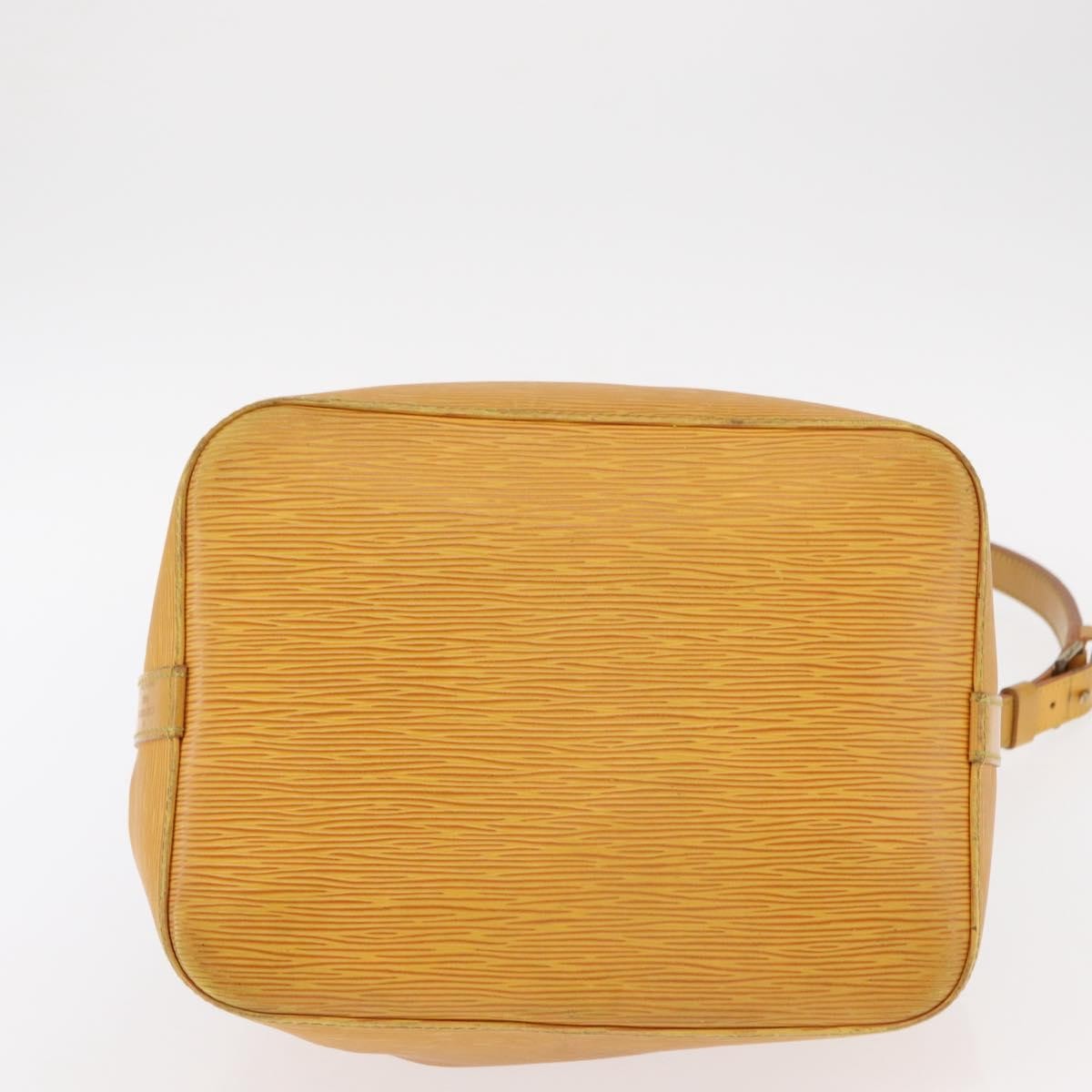 Louis Vuitton Petit Noe Handbag Epi Leather, YELLOW, LEATHER, Shoulder bag