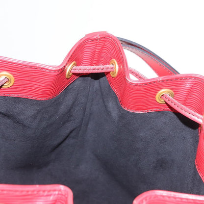 Louis Vuitton Petit Noe NM Handbag Epi Leather, RED, LEATHER, Shoulder bag