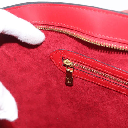 Louis Vuitton Saint Jacques Handbag Epi Leather, RED, LEATHER, Shoulder bag