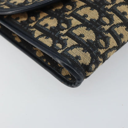 Christian Dior Vintage CD trotter Shoulder bag Canvas, NAVY, CANVAS, Shoulder bag
