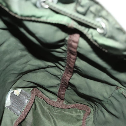 Prada Sac à dos Re-nylon nylon, KHAKI, NYLON, Backpack