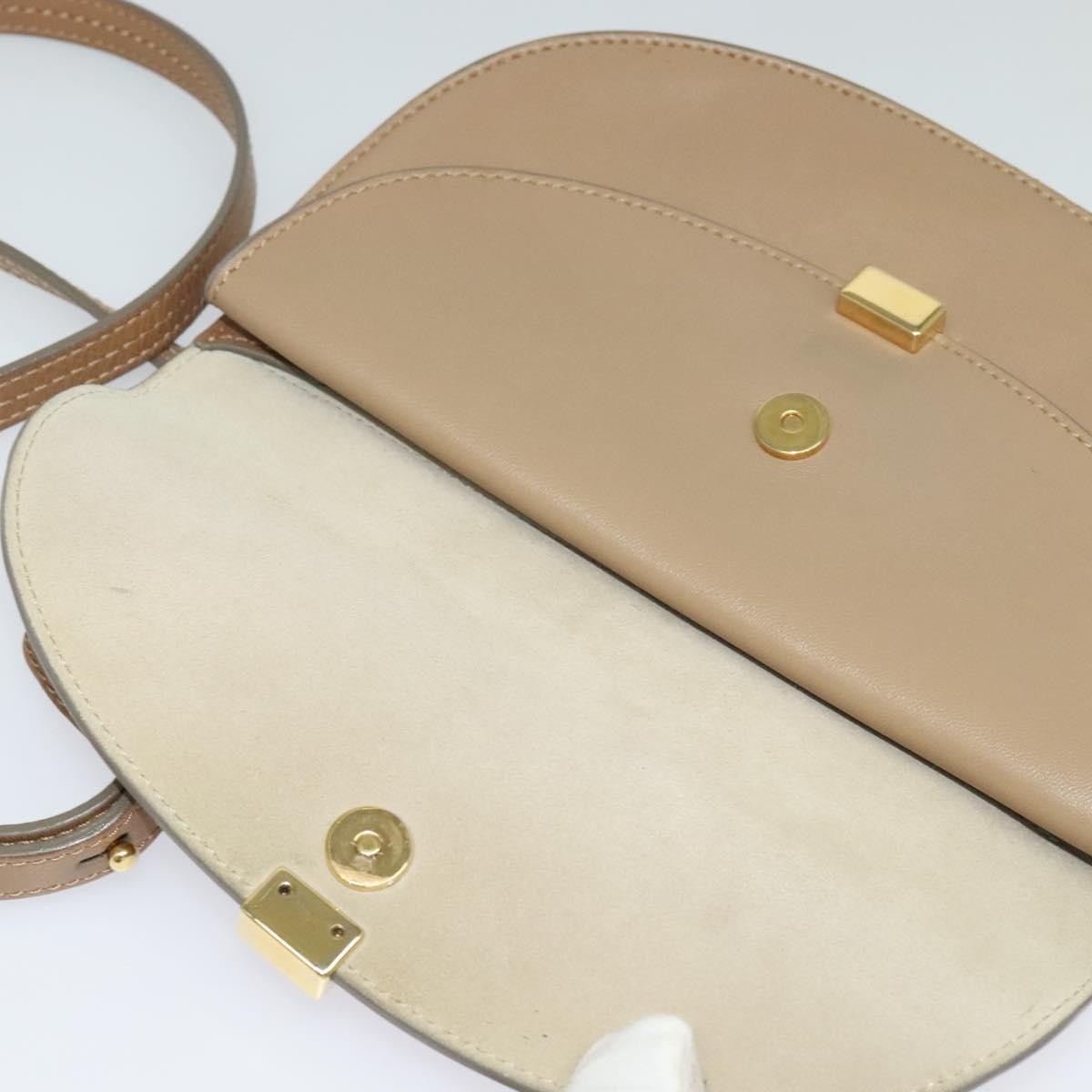 Chloe Georgia Shoulder Bag Leather, BEIGE, LEATHER, Shoulder bag