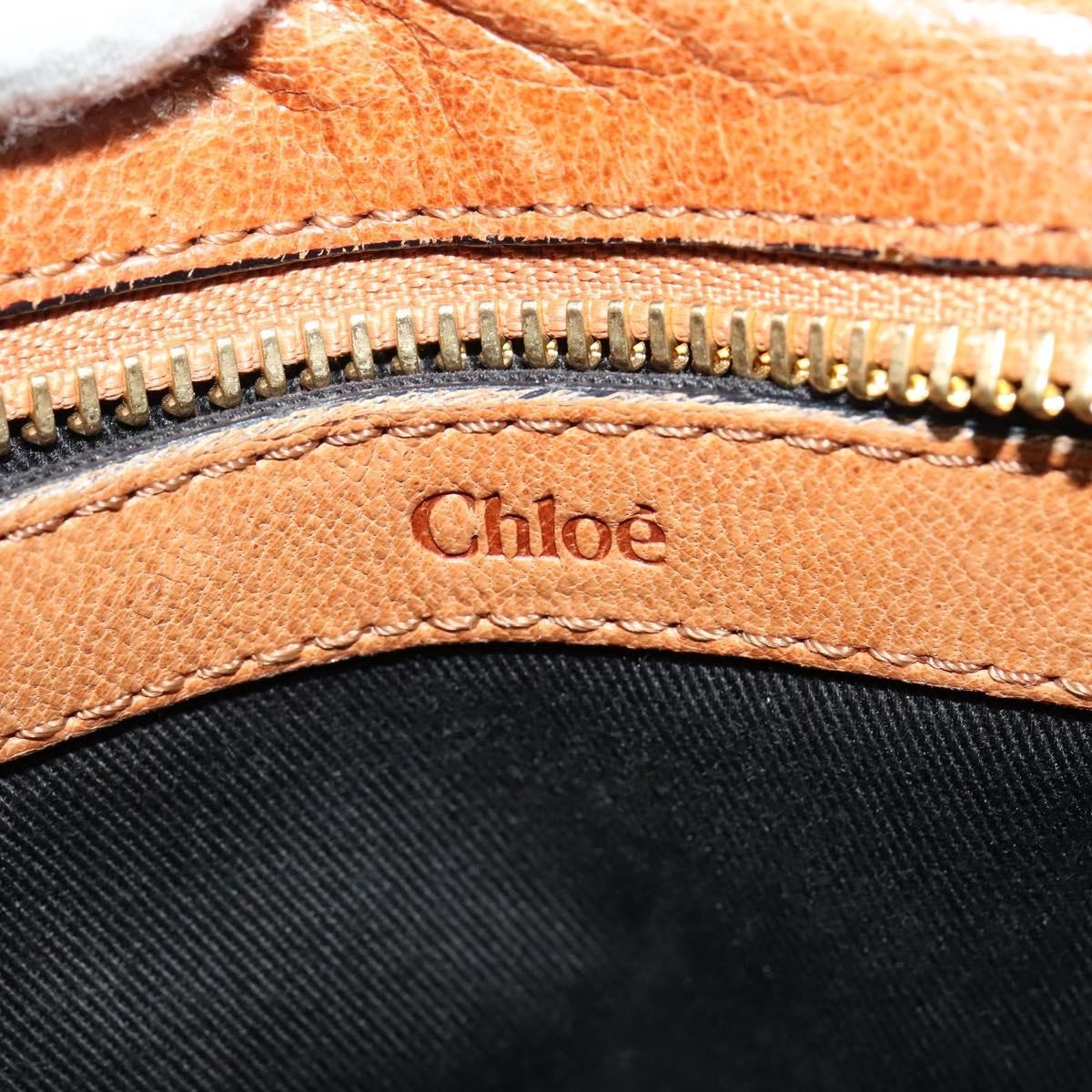 Chloe Ethel Handbag Leather, BROWN, LEATHER, Handbag