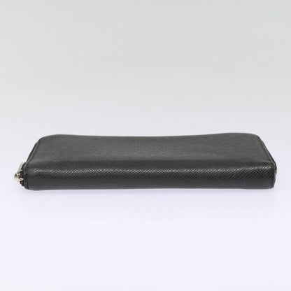 Louis Vuitton Zippy wallet vertical Taïga, GRAY, LEATHER, Wallets