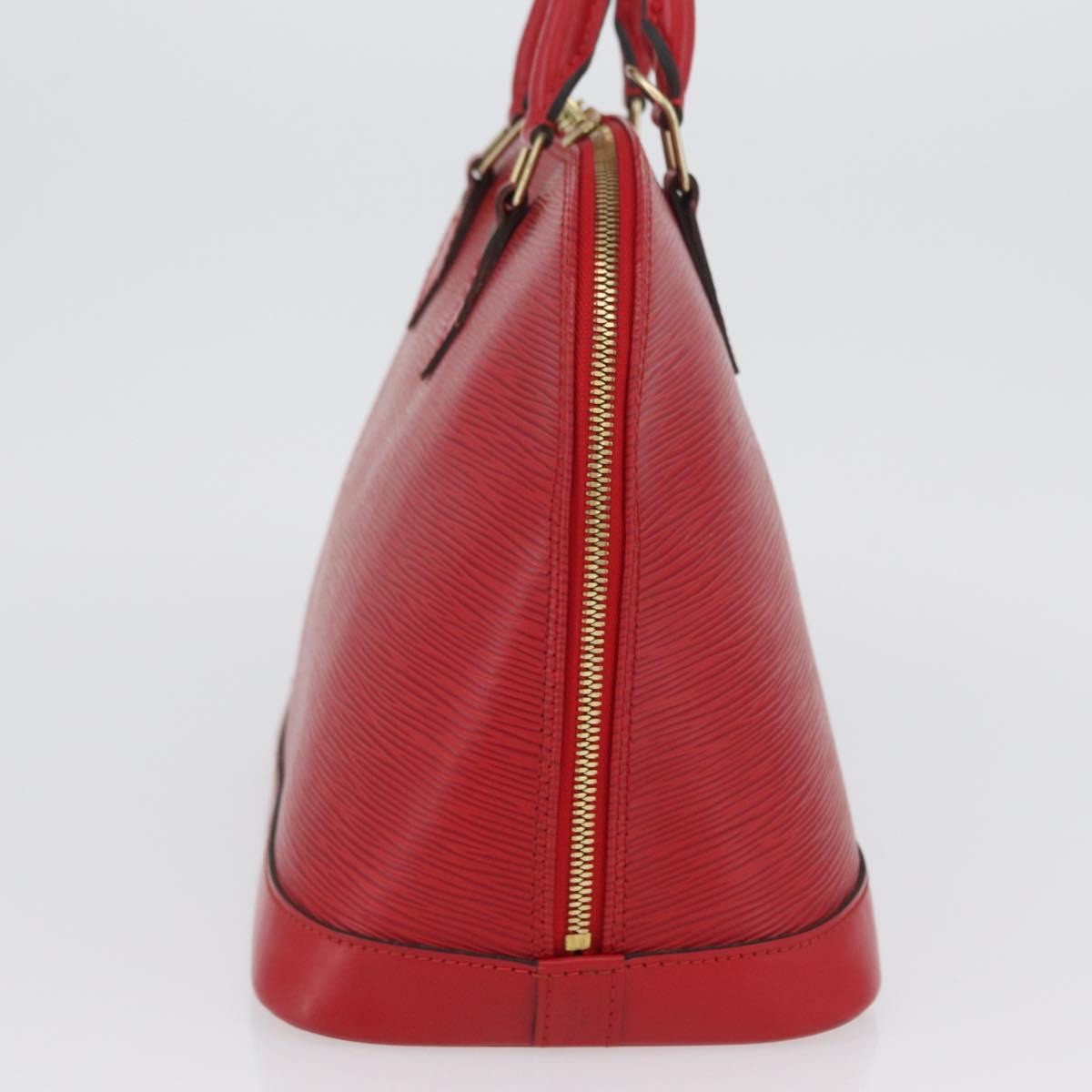 Louis Vuitton Alma Handbag Epi Leather, Red, Leather, Handbag