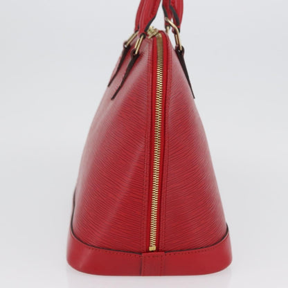 Louis Vuitton Alma Handbag Epi Leather, Red, Leather, Handbag