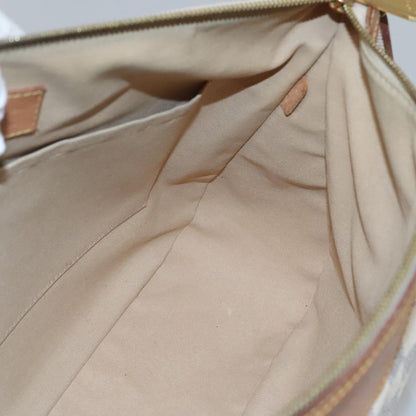 Louis Vuitton Siracusa Handbag Damier, WHITE, CANVAS, Shoulder bag
