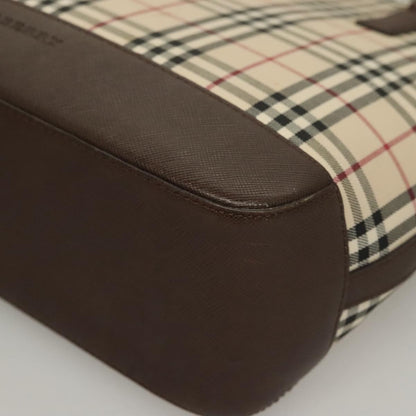 Burberry Nova Check Tote canvas check pattern, BEIGE, CANVAS, Tote bag