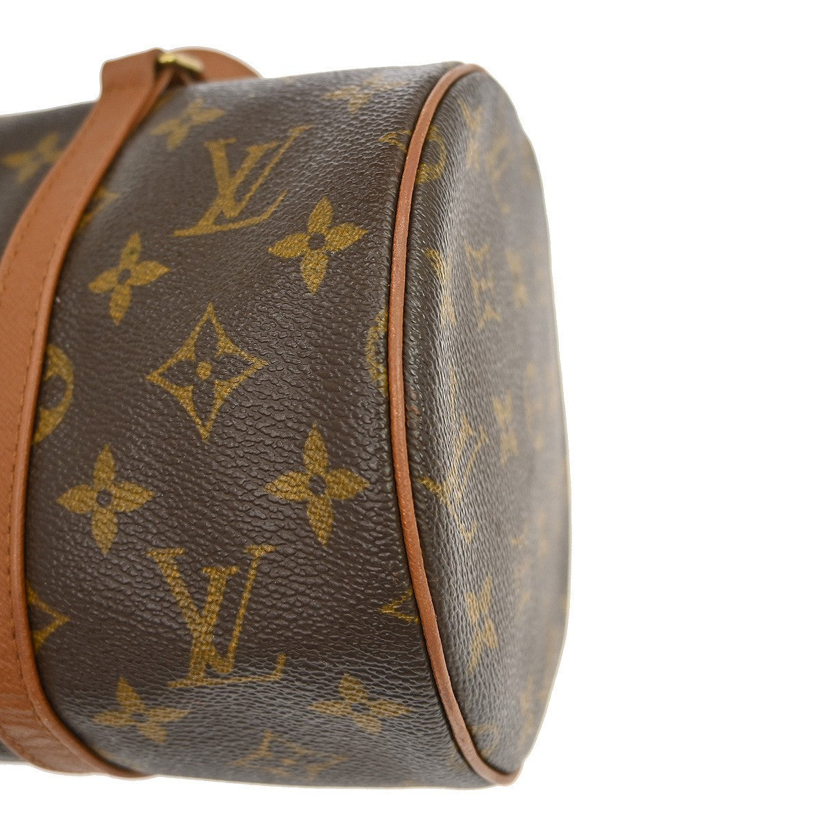 Louis Vuitton Papillon Handbag Monogram Canvas, Brown, Canvas, Handbag
