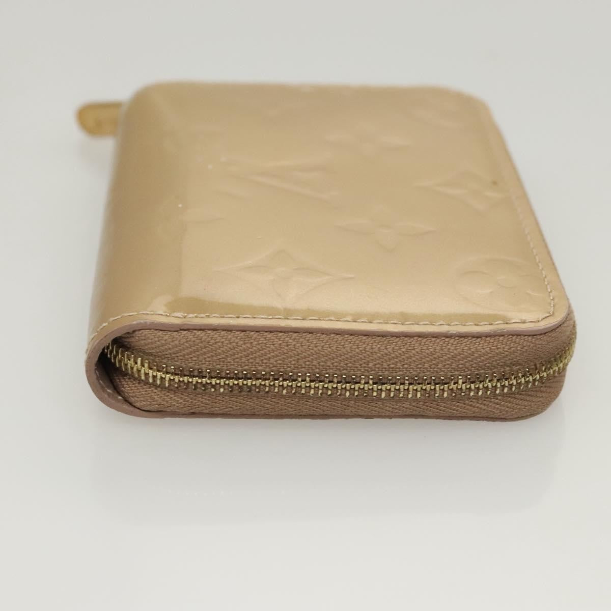 Louis Vuitton Porte-Monnaie Zippy Wallet Monogram Vernis, BEIGE, PATENT_LEATHER, Wallets