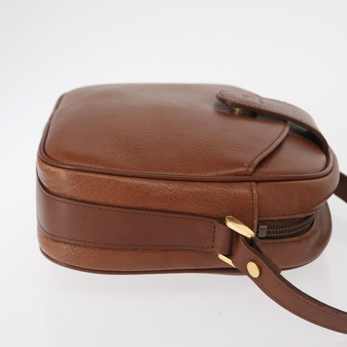 Burberry Vintage Shoulder Bag Leather, BROWN, LEATHER, Shoulder bag