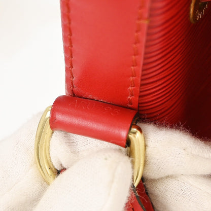 Louis Vuitton Noe Handbag Epi Leather, RED, LEATHER, Shoulder bag