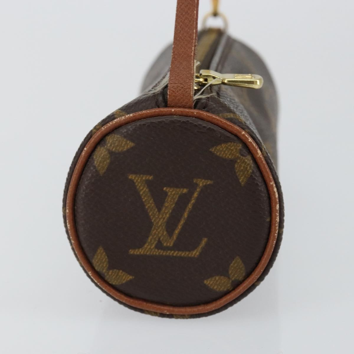 Louis Vuitton Papillon Pochette Monogram Canvas, BROWN, CANVAS, Clutche & pouche