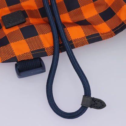 Louis Vuitton Aventure Backpack Damier Nylon, Orange, Nylon, Backpack
