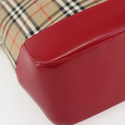 Burberry Nova Check Tote canvas check pattern, BEIGE, CANVAS, Tote bag