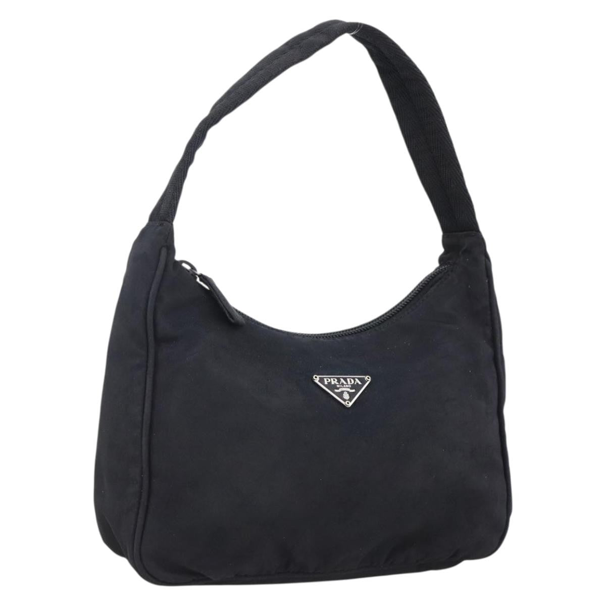 Prada Re-Edition 2000 Hobo Tessuto, BLACK, NYLON, Handbag