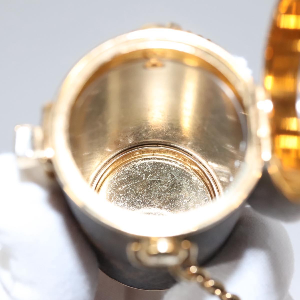 Louis Vuitton Lipstick Case on Chain Monogram Canvas, BROWN, CANVAS, Clutche & pouche