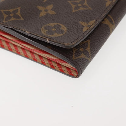 Louis Vuitton Vintage Sarah Wallet Monogram Canvas, BROWN, CANVAS, Wallets