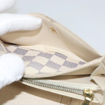 Louis Vuitton Alexandra Wallet Damier, WHITE, CANVAS, Wallets