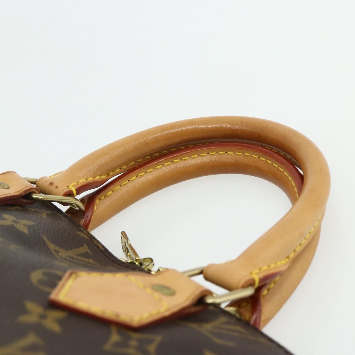 Louis Vuitton Alma Handbag Monogram Canvas, Brown, Canvas, Handbag