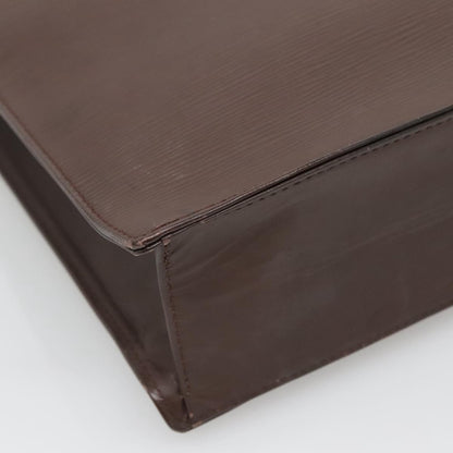 Louis Vuitton Sac Plat Bag Epi Leather, BROWN, LEATHER, Handbag