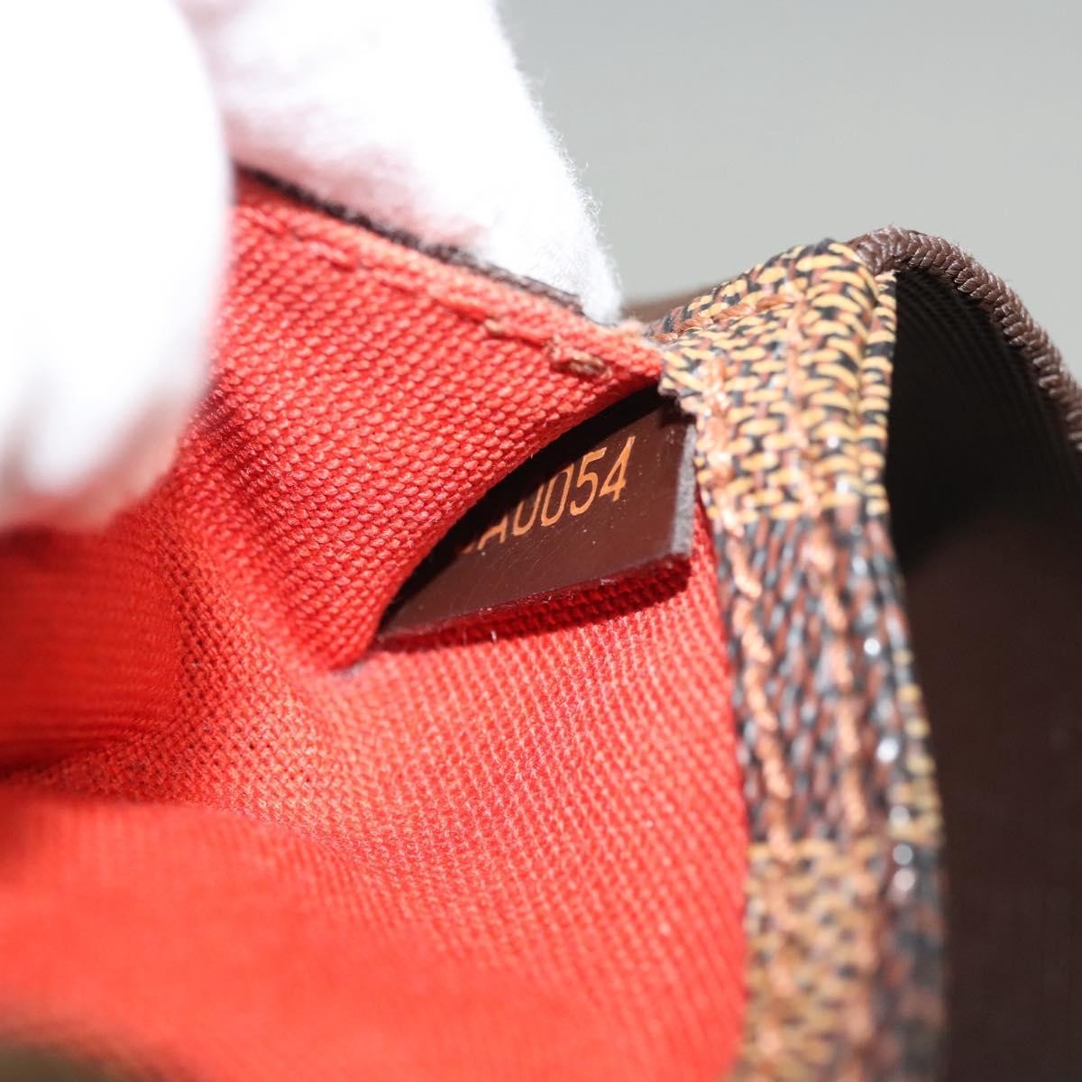 Louis Vuitton Geronimos Waist Bag Damier, BROWN, CANVAS, Travel bag