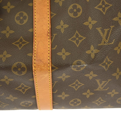 Louis Vuitton Keepall Bag Monogram Canvas, BROWN, CANVAS, Travel bag