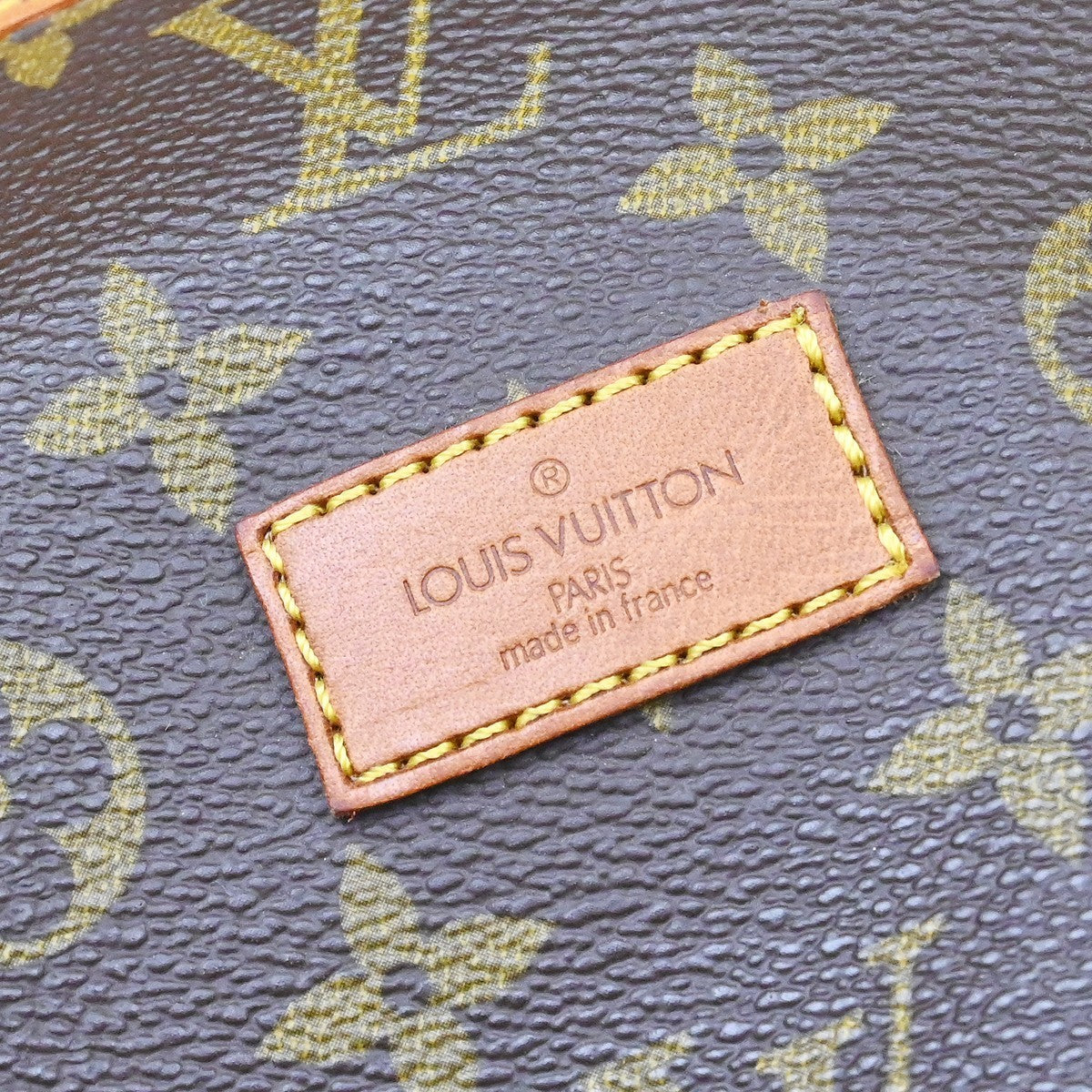 Louis Vuitton Saumur Handbag Monogram Canvas, Brown, Canvas, Shoulder Bag