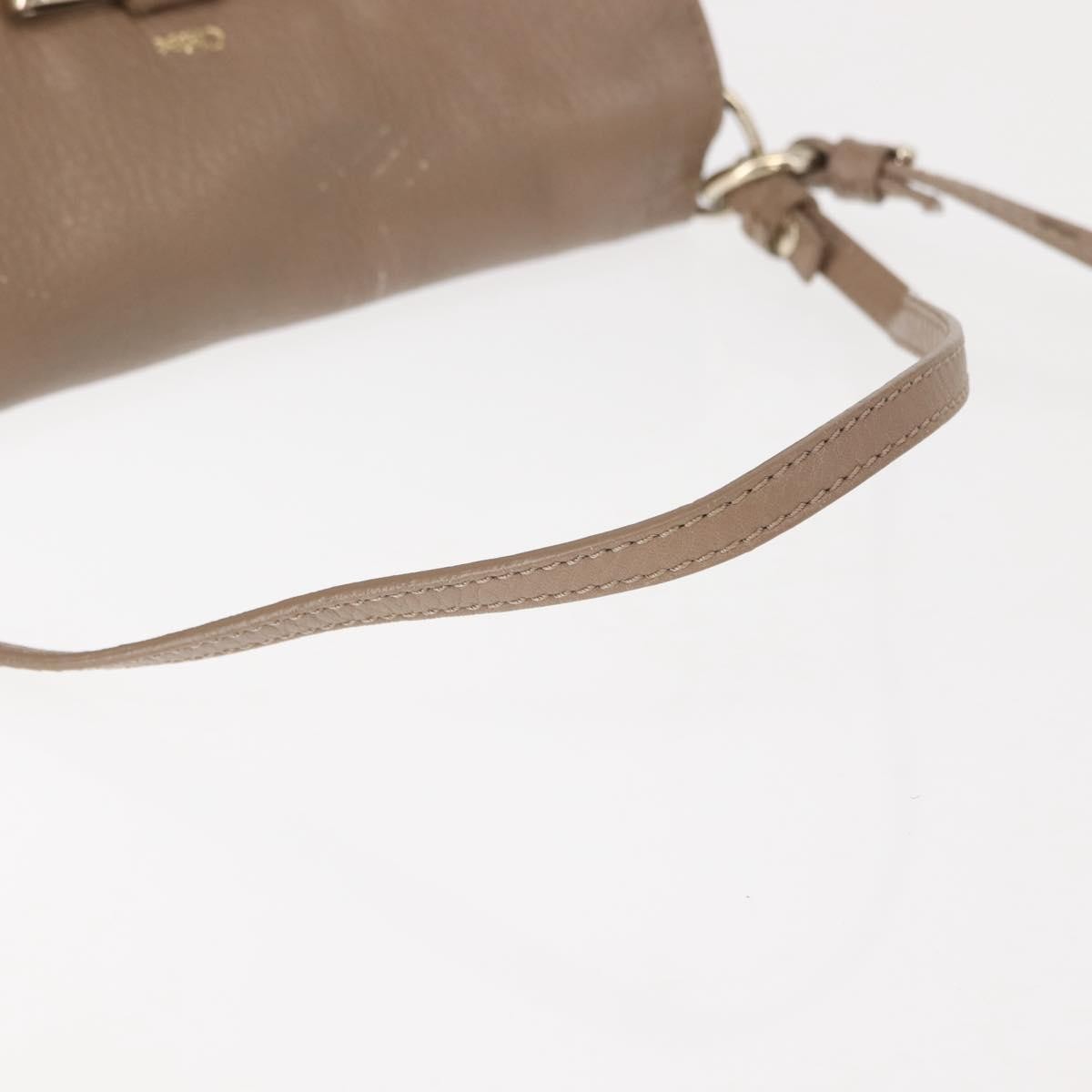 Chloe Lily Shoulder bag Leather, PURPLE, LEATHER, Shoulder bag