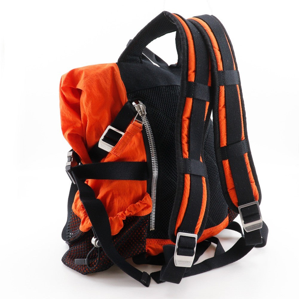 Bottega Veneta Backpack Nylon, ORANGE, NYLON, Backpack