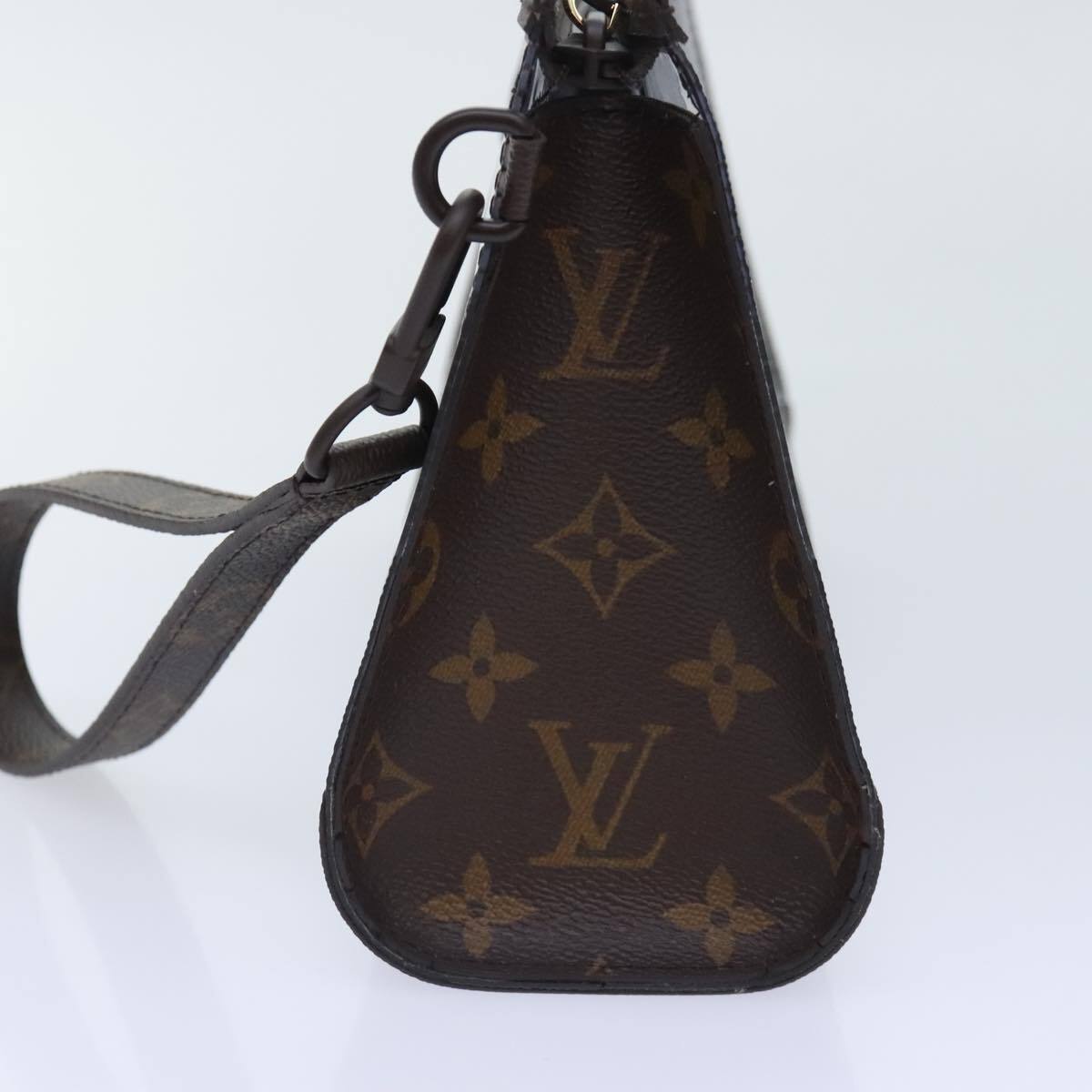 Louis Vuitton Chess Stand Pouch Canvas, BROWN, CANVAS, Clutche & pouche