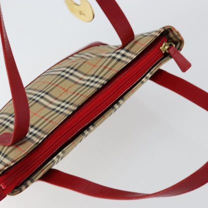 Burberry Nova Check Handbag Nova Check Canvas, BEIGE, CANVAS, Handbag