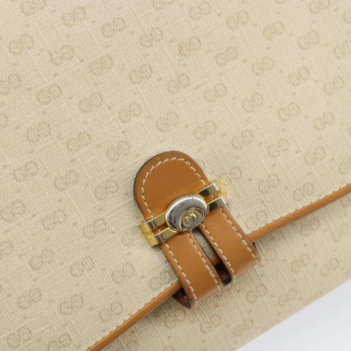 Gucci Micro GG supreme shoulder bag GG canvas, ECRU, PVC, Shoulder bag