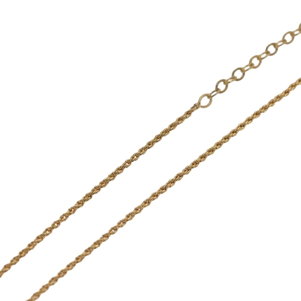 Christian Dior CD Pendant Necklace Metal, GOLD, METAL, Necklace