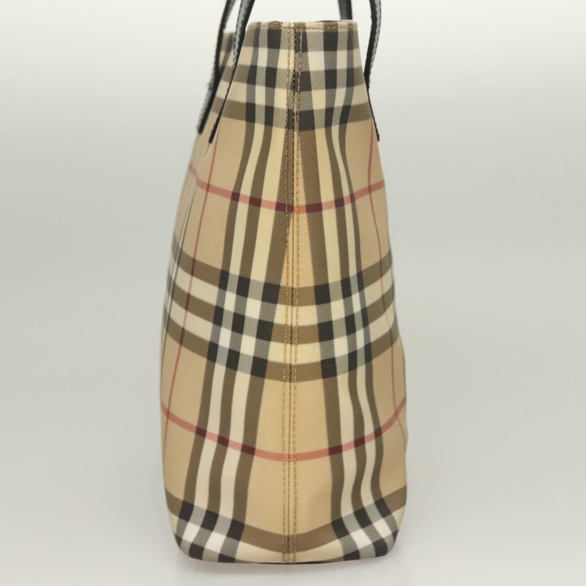 Burberry Nova Check Handbag Nova Check Canvas, BEIGE, CANVAS, Handbag