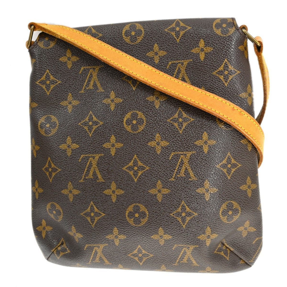Louis Vuitton Musette Salsa Handbag Monogram Canvas, Brown, Canvas, Shoulder Bag