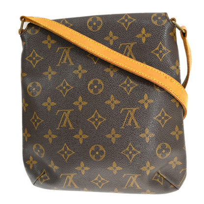 Louis Vuitton Musette Salsa Handbag Monogram Canvas, Brown, Canvas, Shoulder Bag