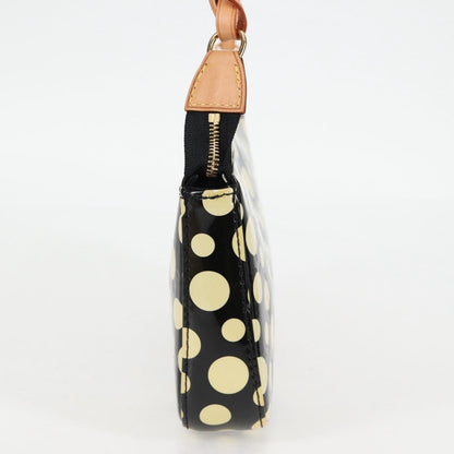 Louis Vuitton Pochette Accessoires Yayoi Kusama Painted Dots Monogram vernis, BLACK, PATENT_LEATHER, Clutche & pouche