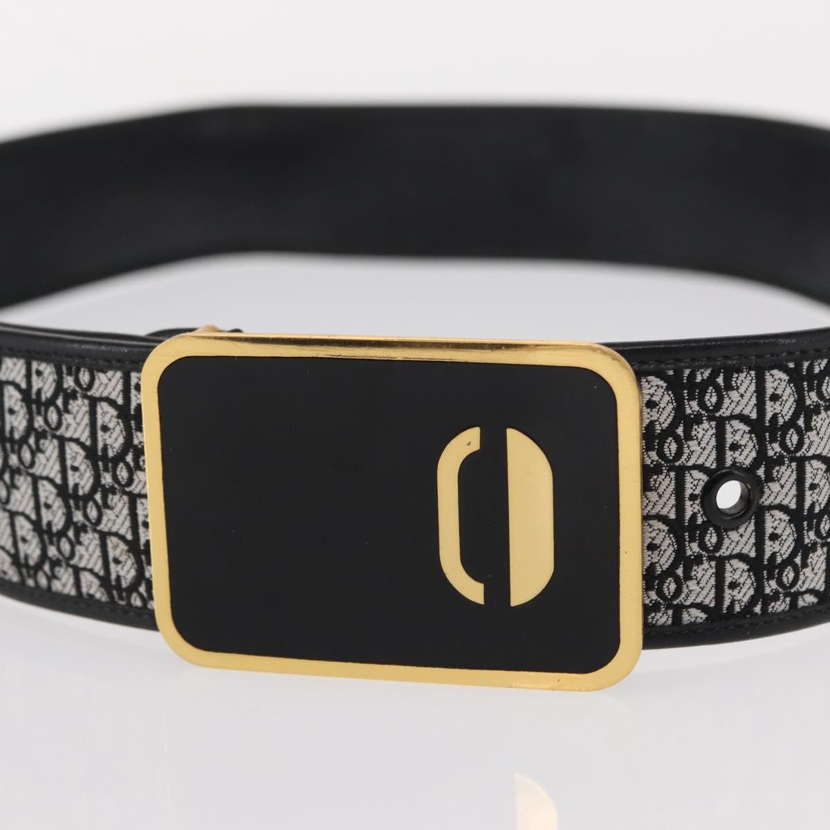 Christian Dior Vintage belt Canvas, BLACK, CANVAS, Belts