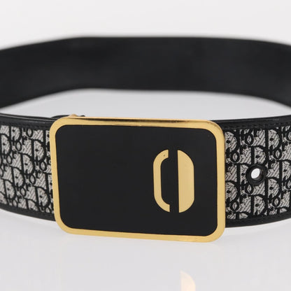 Christian Dior Vintage belt Canvas, BLACK, CANVAS, Belts