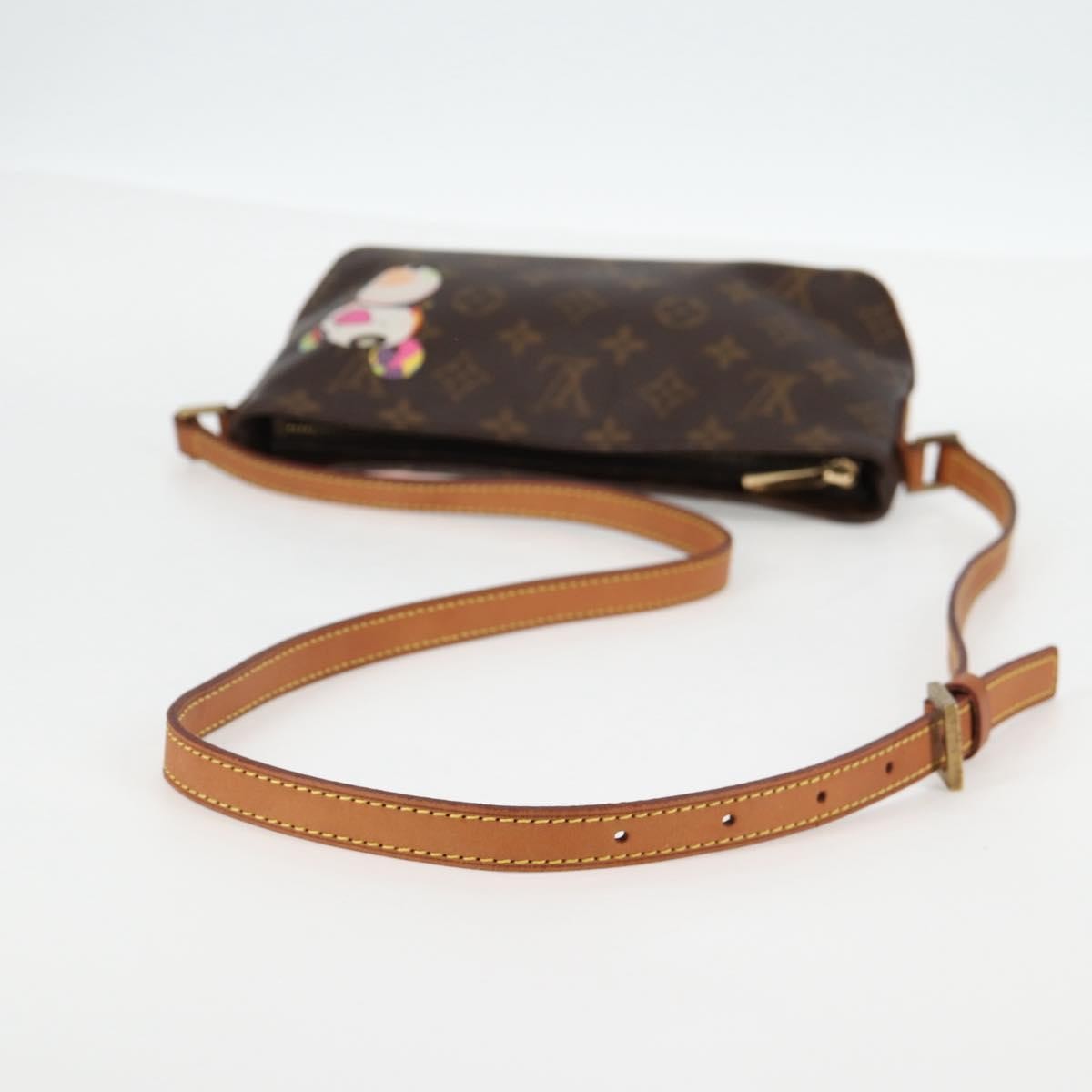Louis Vuitton Trotteur Handbag Limited Edition Monogram Murakami Panda, BROWN, CANVAS, Handbag