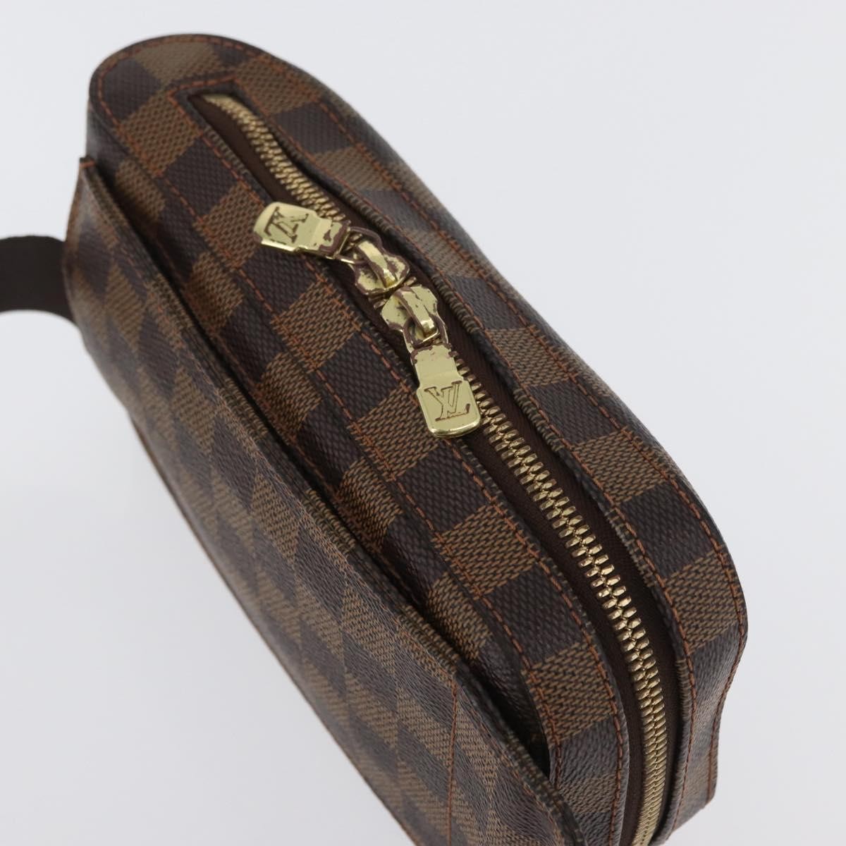 Louis Vuitton Geronimos Waist Bag Damier, BROWN, CANVAS, Shoulder bag