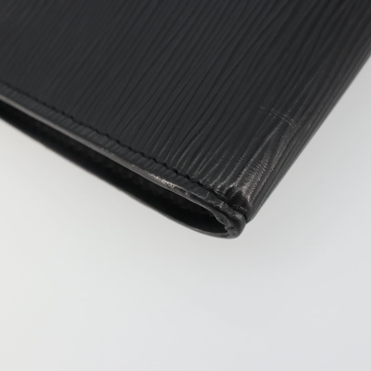 Louis Vuitton Pochette Accessoires Epi Leather, Black, Leather, Clutch