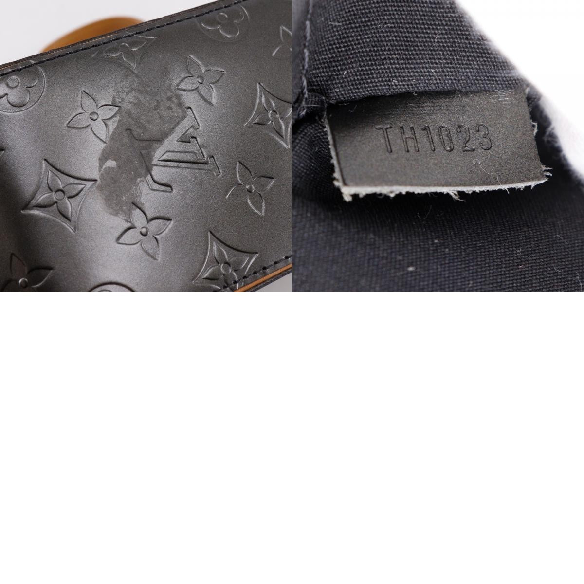 Louis Vuitton Mat Shelton Handbag Monogram Vernis, BLACK, CANVAS, Handbag